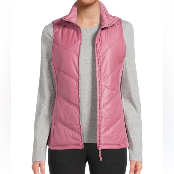 Avia Pink Quilted Puffer Vest Size Med NWT - Picture 1 of 7